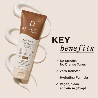 🔥Up to 75% OFF Dryscent® Hydrating Sunless Tanning Lotion🌞No Orange, Streak-Free Glow
