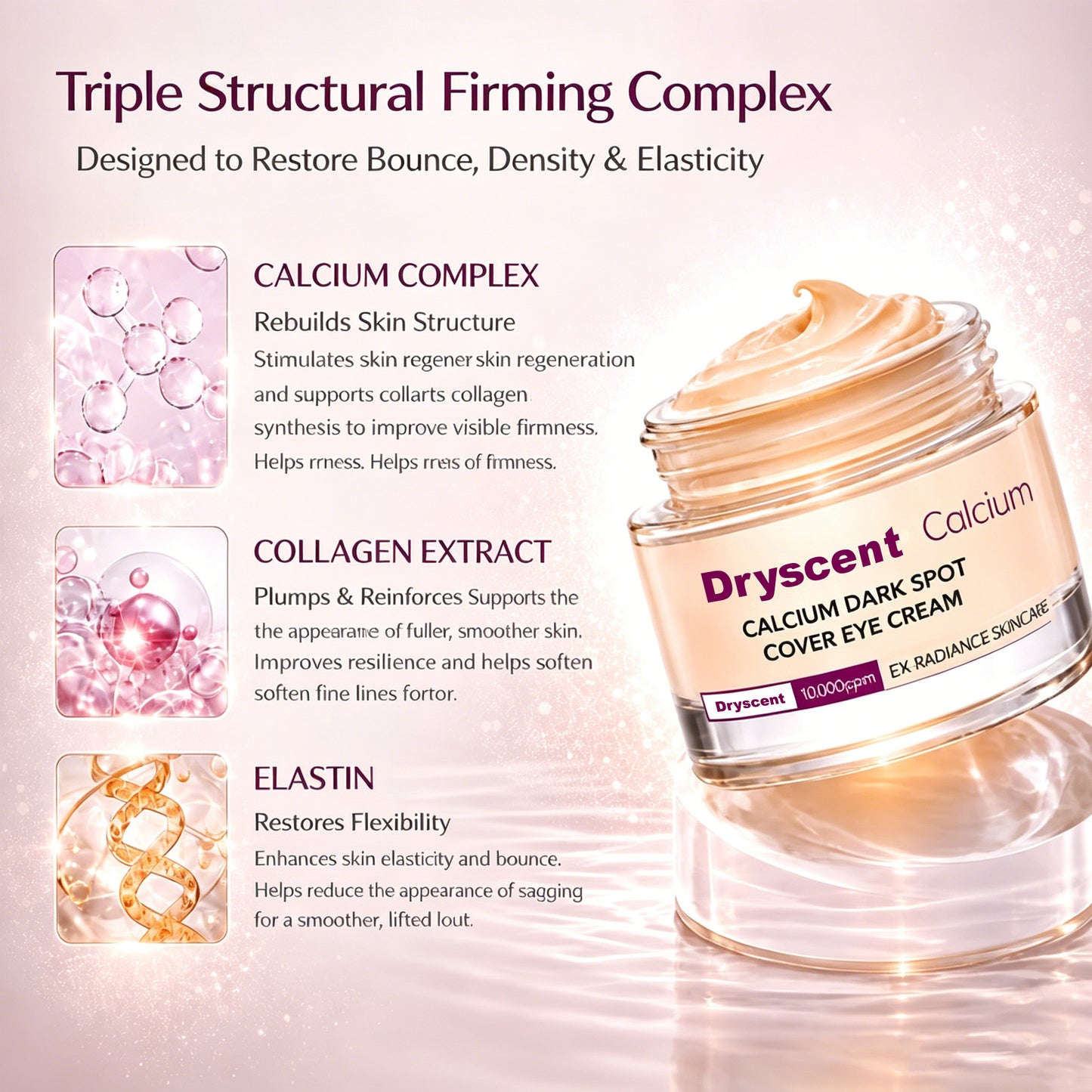 🔥LAST DAY 50% OFF!!Dryscent Korean Calcium Dark Spot Eye Cream