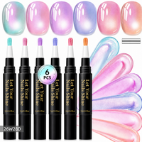 6-Color Polarized One-Step Gel Pen - E